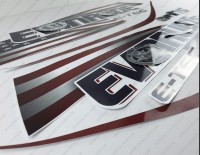 Evinrude 115HP E-tec 2007-2017 USA Flag White Cowl Outboard Decal Kit Evinrude 115HP E-tec 2007-2017 USA Flag White Cowl Outboard Decal Kit